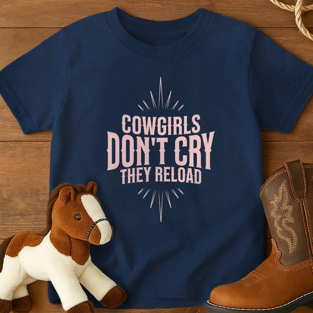 Cowgirls don't cry they reload - Youth Shirt