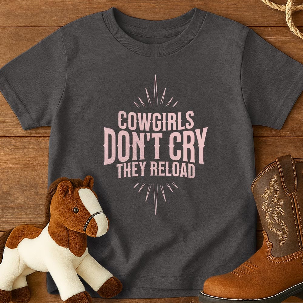 Cowgirls don't cry they reload - Youth Shirt