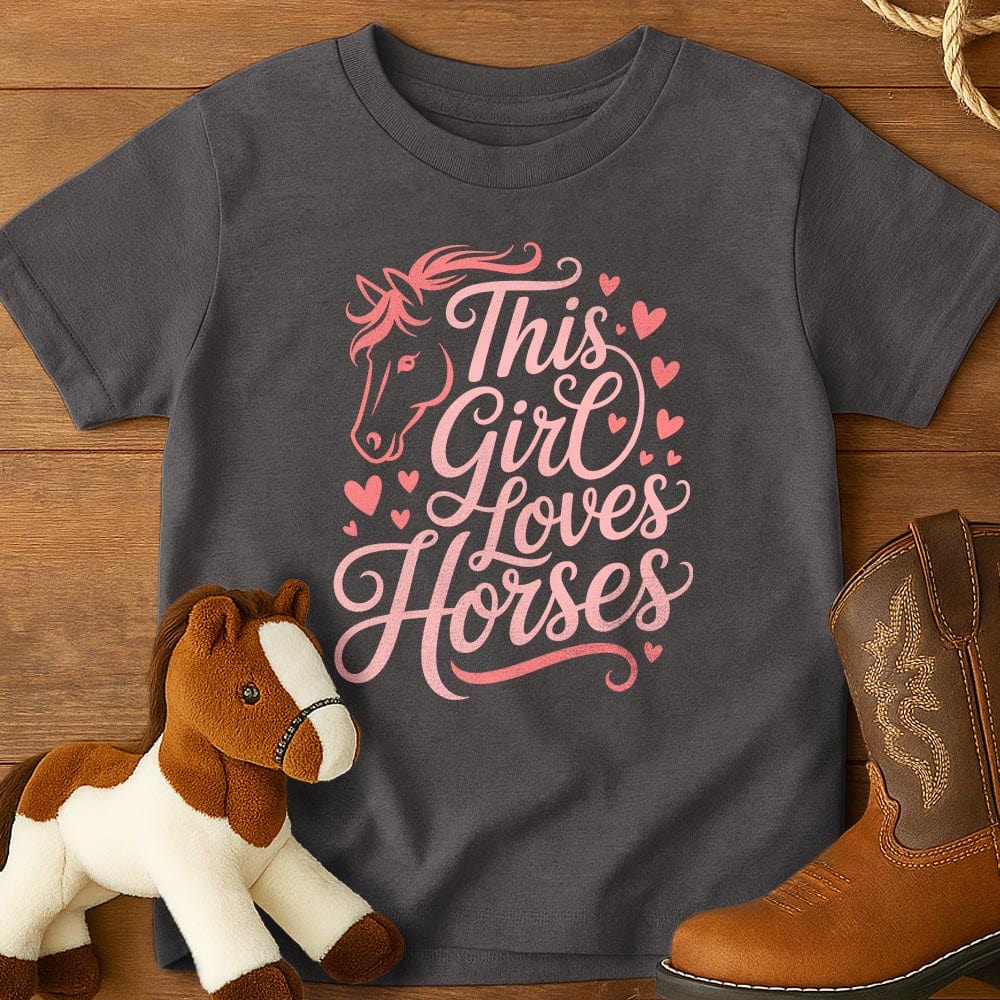 This Girl Loves Horses - Youth Shirt