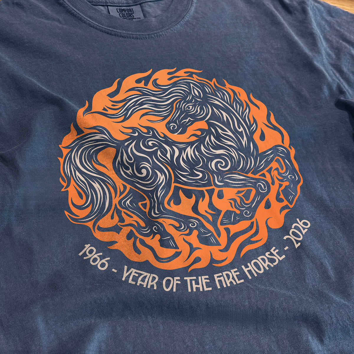 Year Of The Fire Horse 5 - Heritage Tee