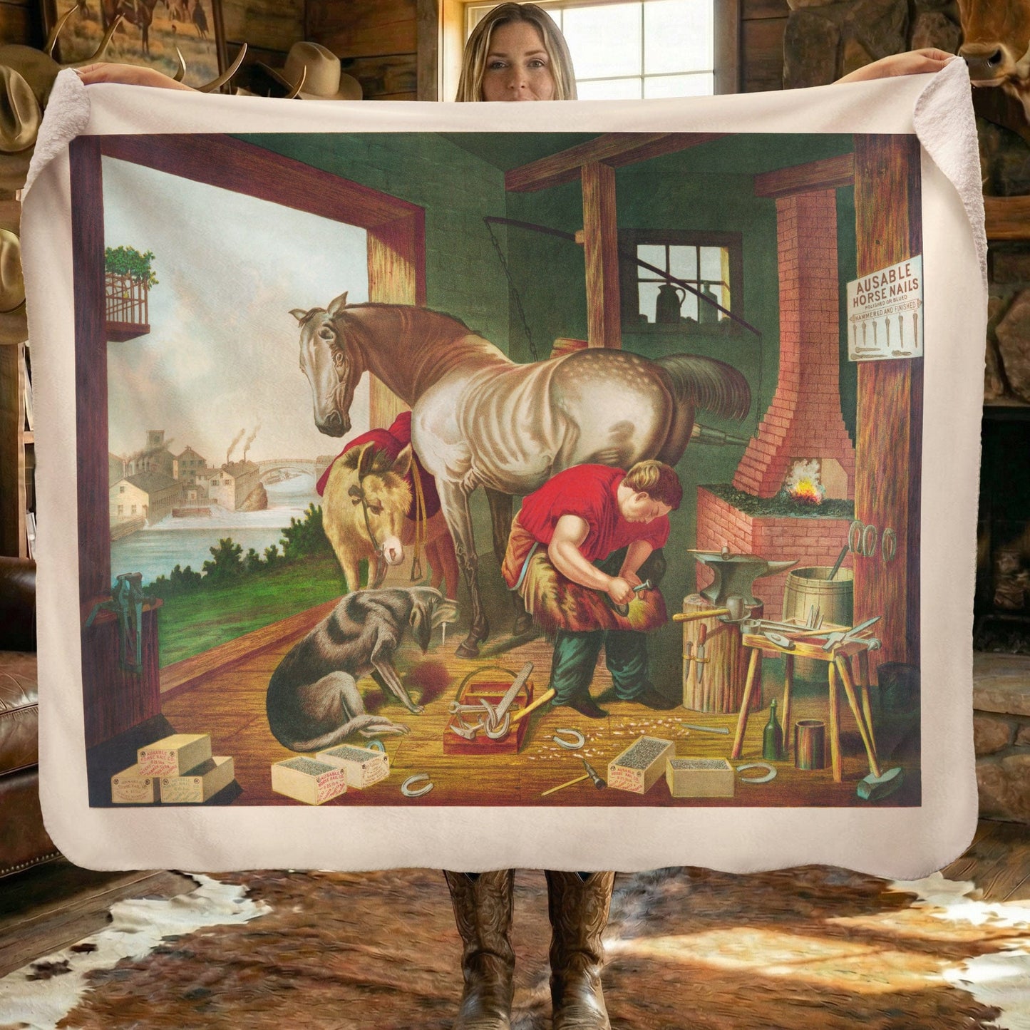 Heritage 8 - Sherpa Fleece Blanket