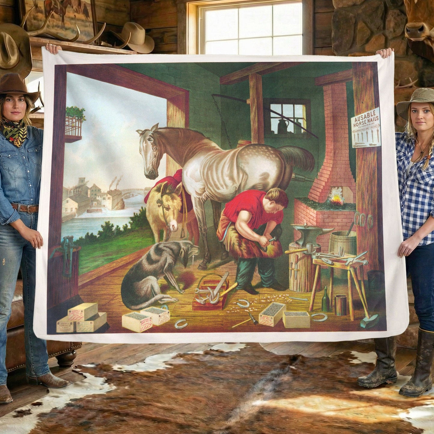Heritage 8 - Sherpa Fleece Blanket