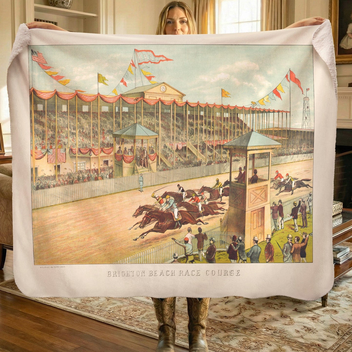 Heritage 6 - Sherpa Fleece Blanket