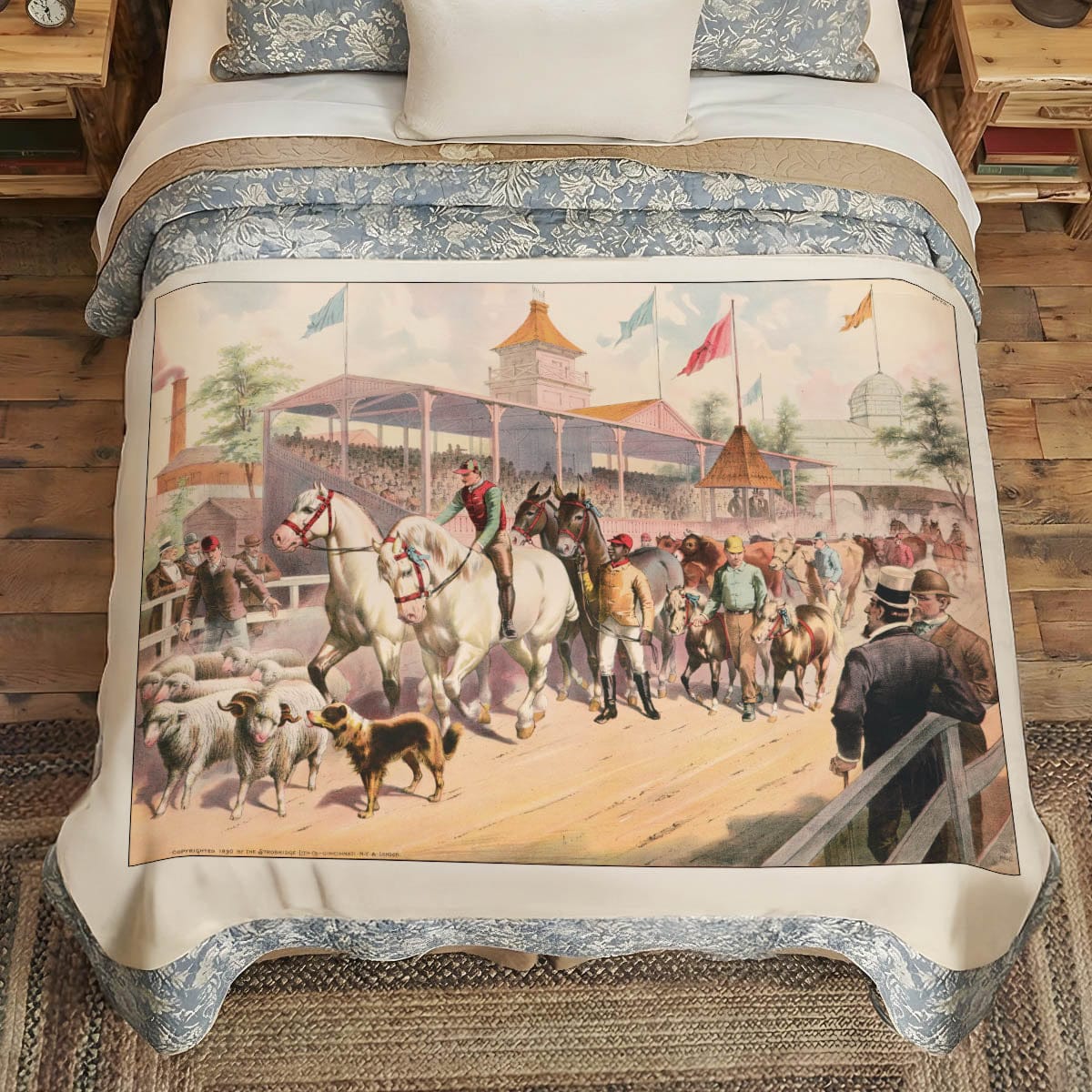 Heritage 4 - Sherpa Fleece Blanket