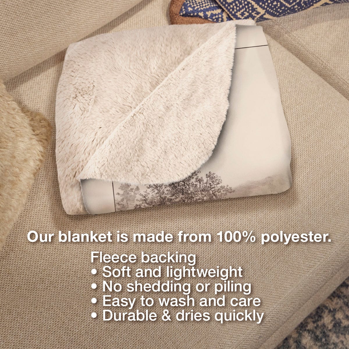 Horse Stampss of the World - Sherpa Fleece Blanket