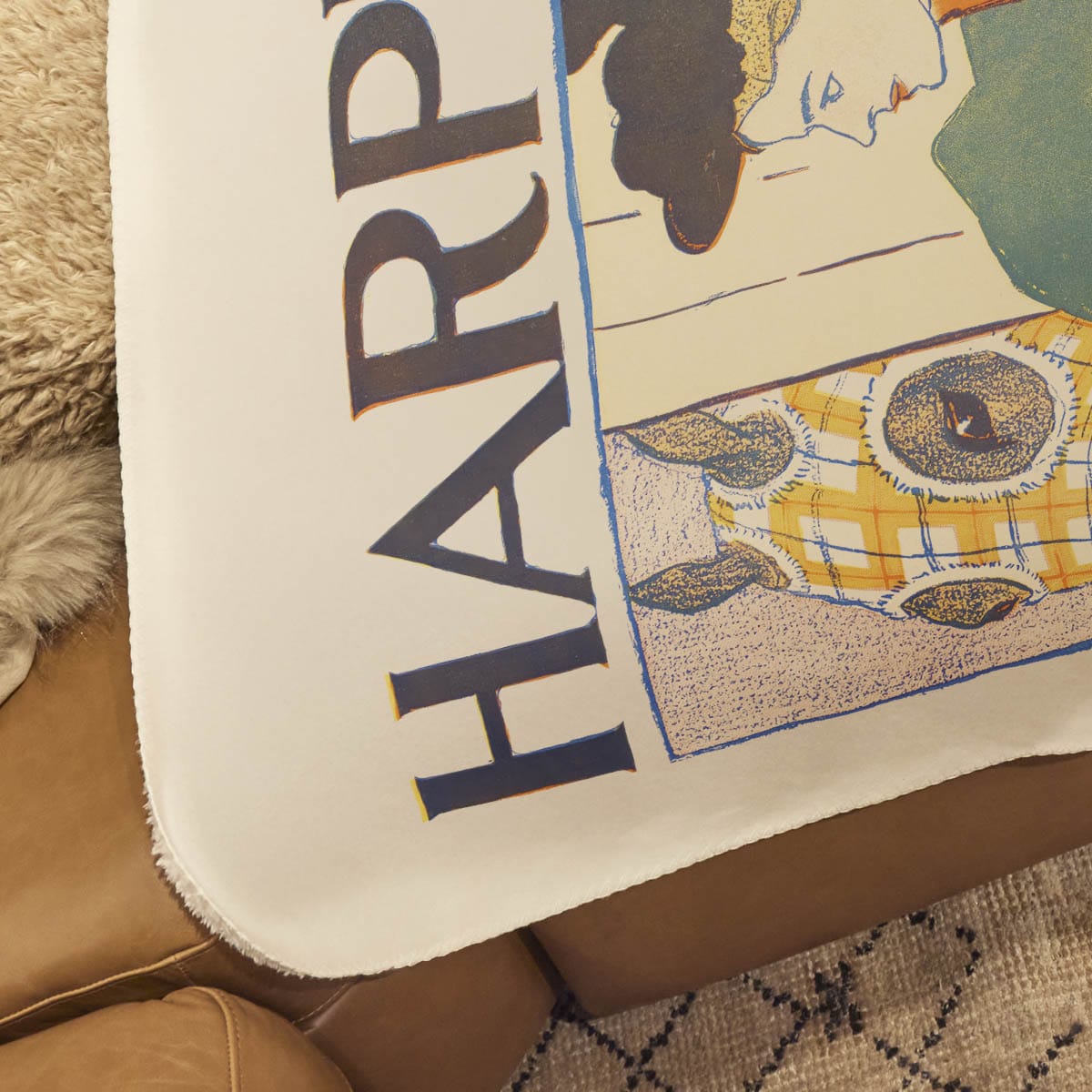 Poster Harper's Weekly 4 - Sherpa Fleece Blanket