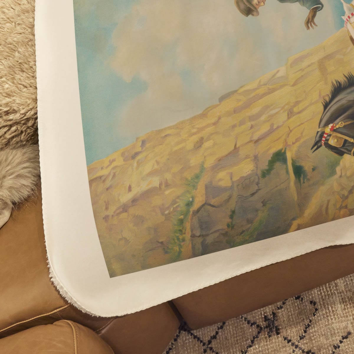 Flustered Four-in-Hand - Sherpa Fleece Blanket