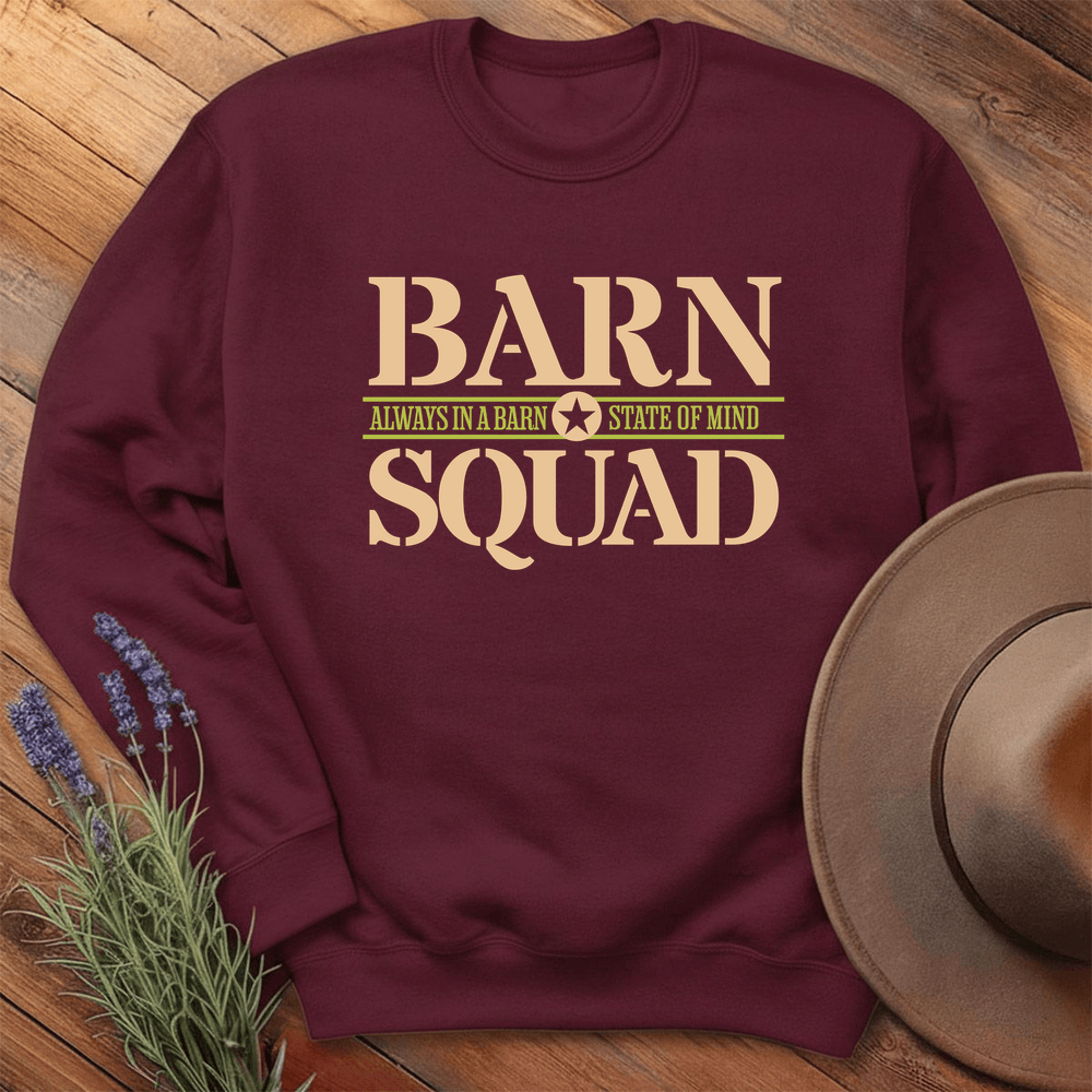Barn Squad - Sweatshirt - Maroon