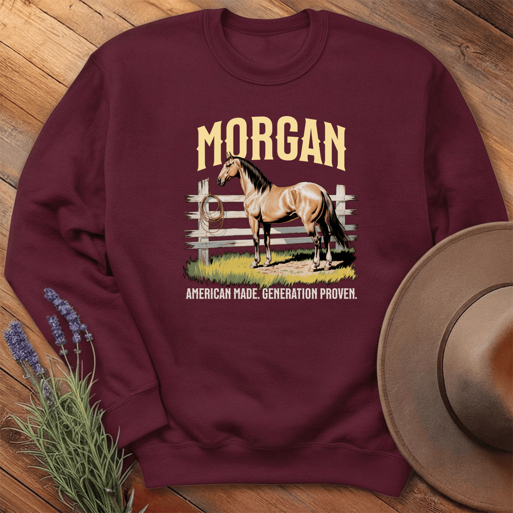 Breed Spirit, Morgan - Sweatshirt - Maroon