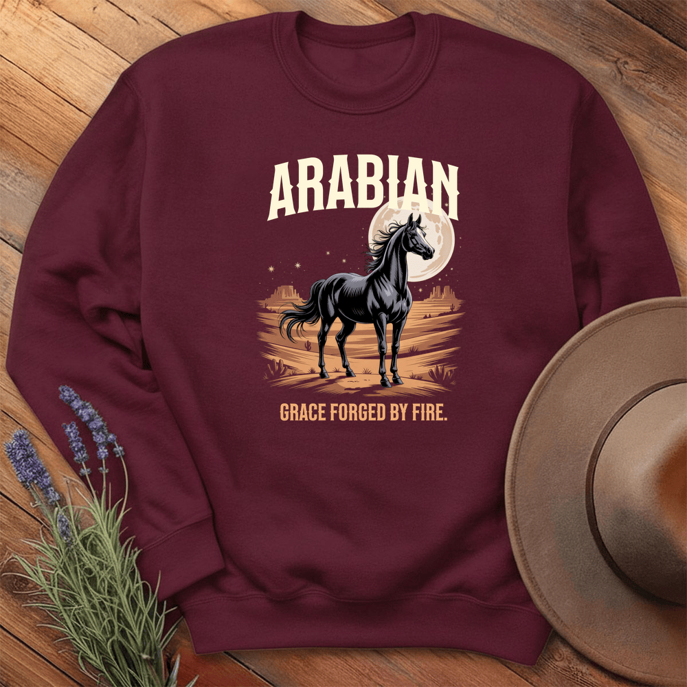 Breed Spirit, Arabian - Sweatshirt - Maroon