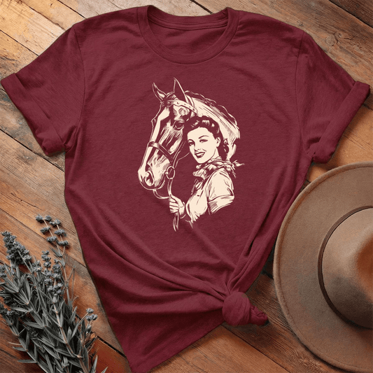 Vintage Art 4 - Premium Lightweight Tee - Maroon