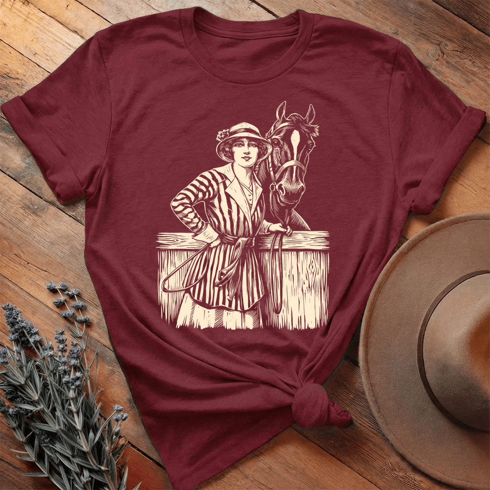 Vintage Art 8 - Premium Lightweight Tee - Maroon