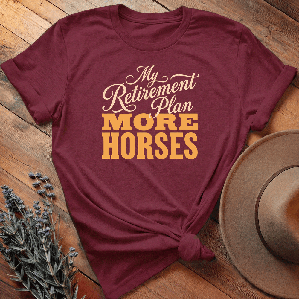 Retirement Plan - Premium Lightweight Tee - Maroon