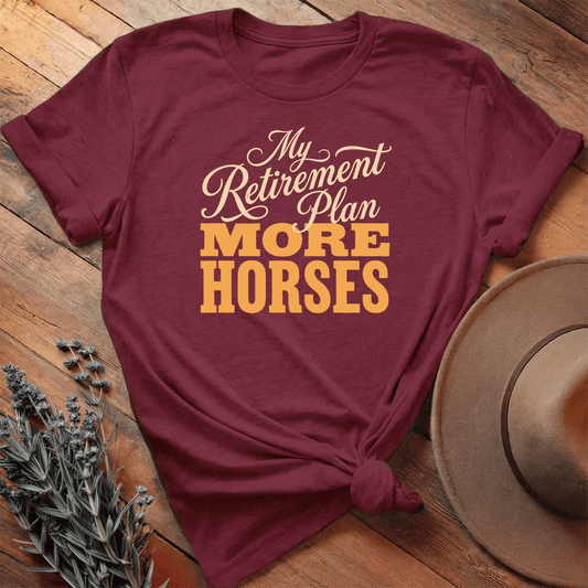 Retirement Plan - Premium Lightweight Tee - Maroon