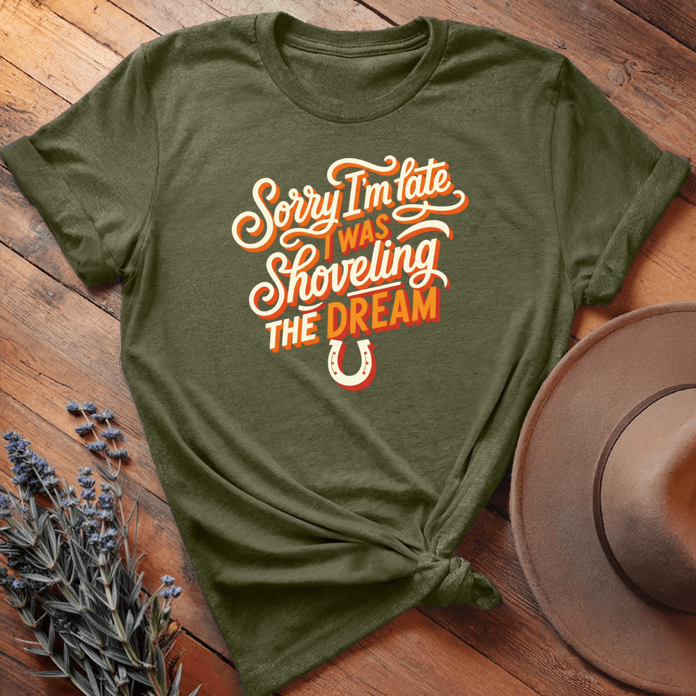 Shoveling The Dream - Military Green