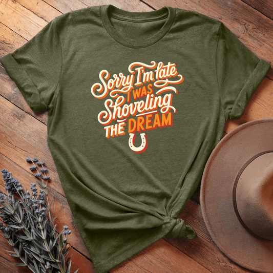 Shoveling The Dream - Military Green