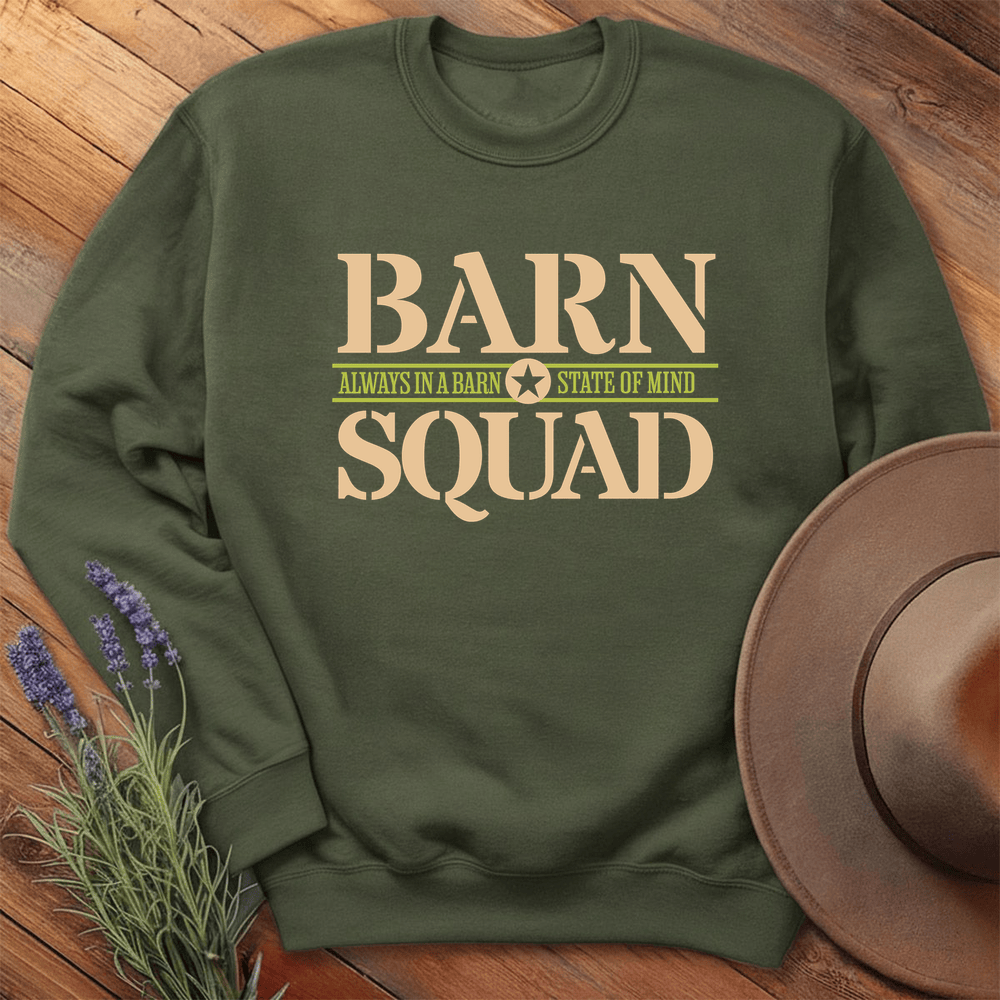 Barn Squad - Sweatshirt - Military Green