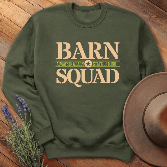 Barn Squad - Sweatshirt - Military Green