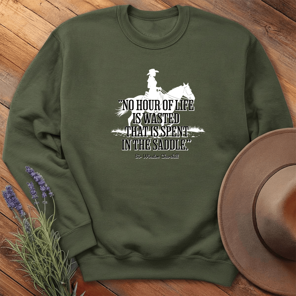 Sir Winston Churchill - Sweatshirt - Military Green