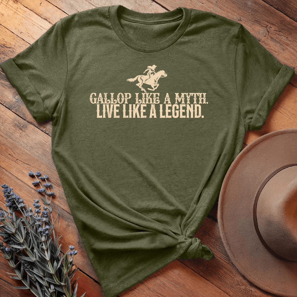 Gallop Like a Myth - Military Green