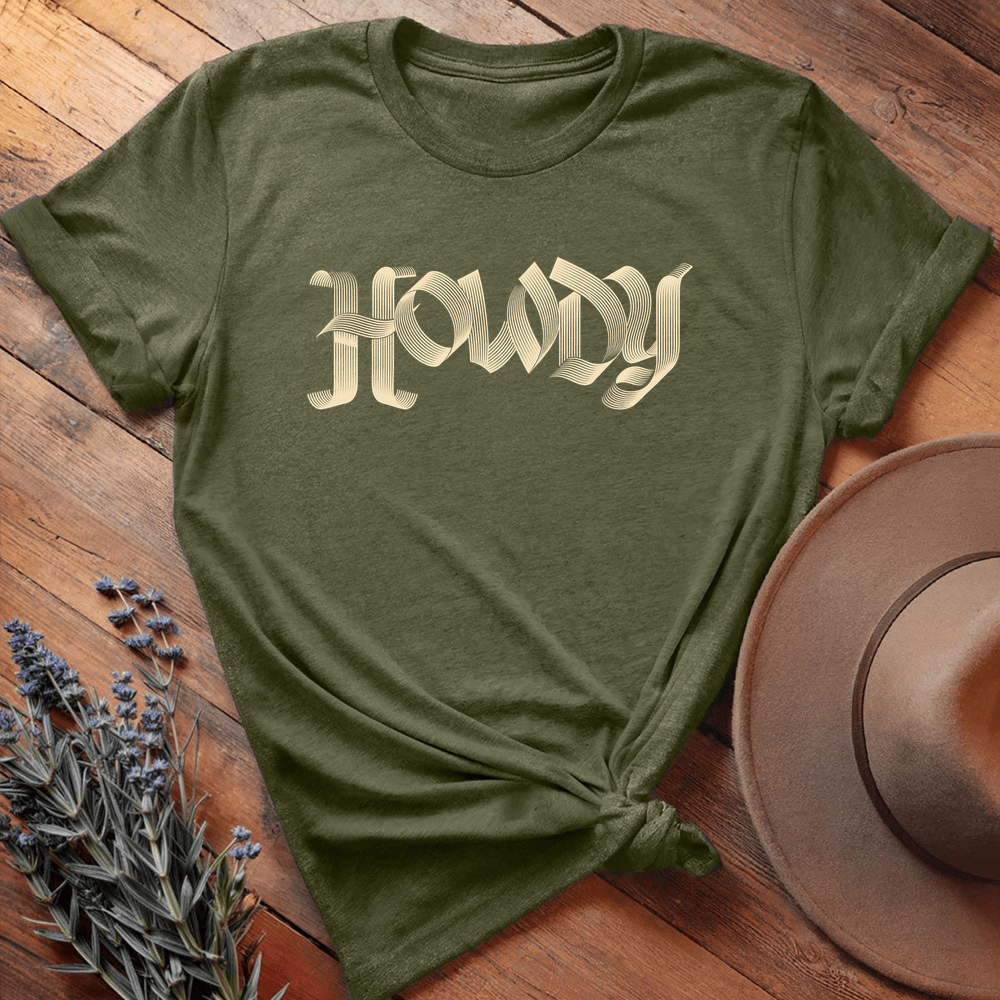 HOWDY Graphic - Military Green