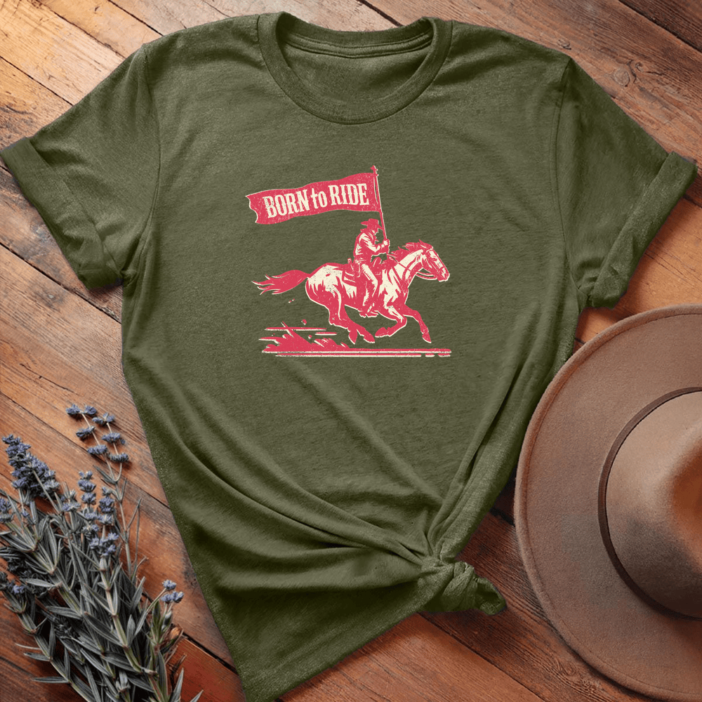BORN to RIDE - Military Green