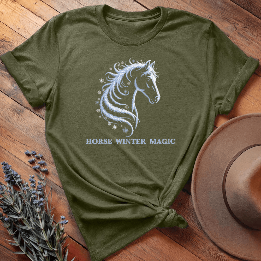 Horse Winter Magic 2 - Military Green