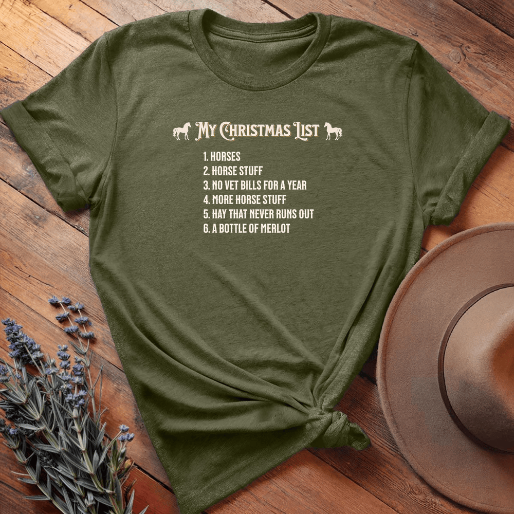 Christmas List - Military Green