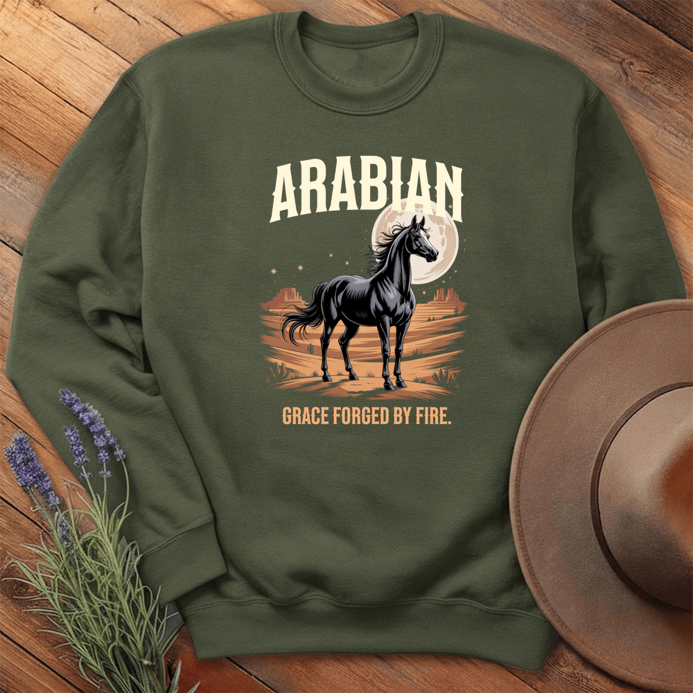 Breed Spirit, Arabian - Sweatshirt - Military Green