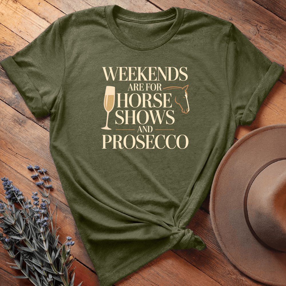 Horse Shows & Prosecco - Military Green