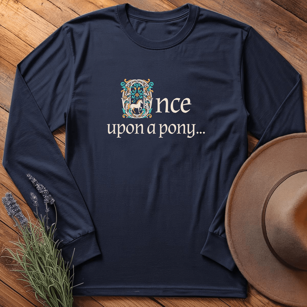 Once upon a pony... - Long Sleeves - Navy
