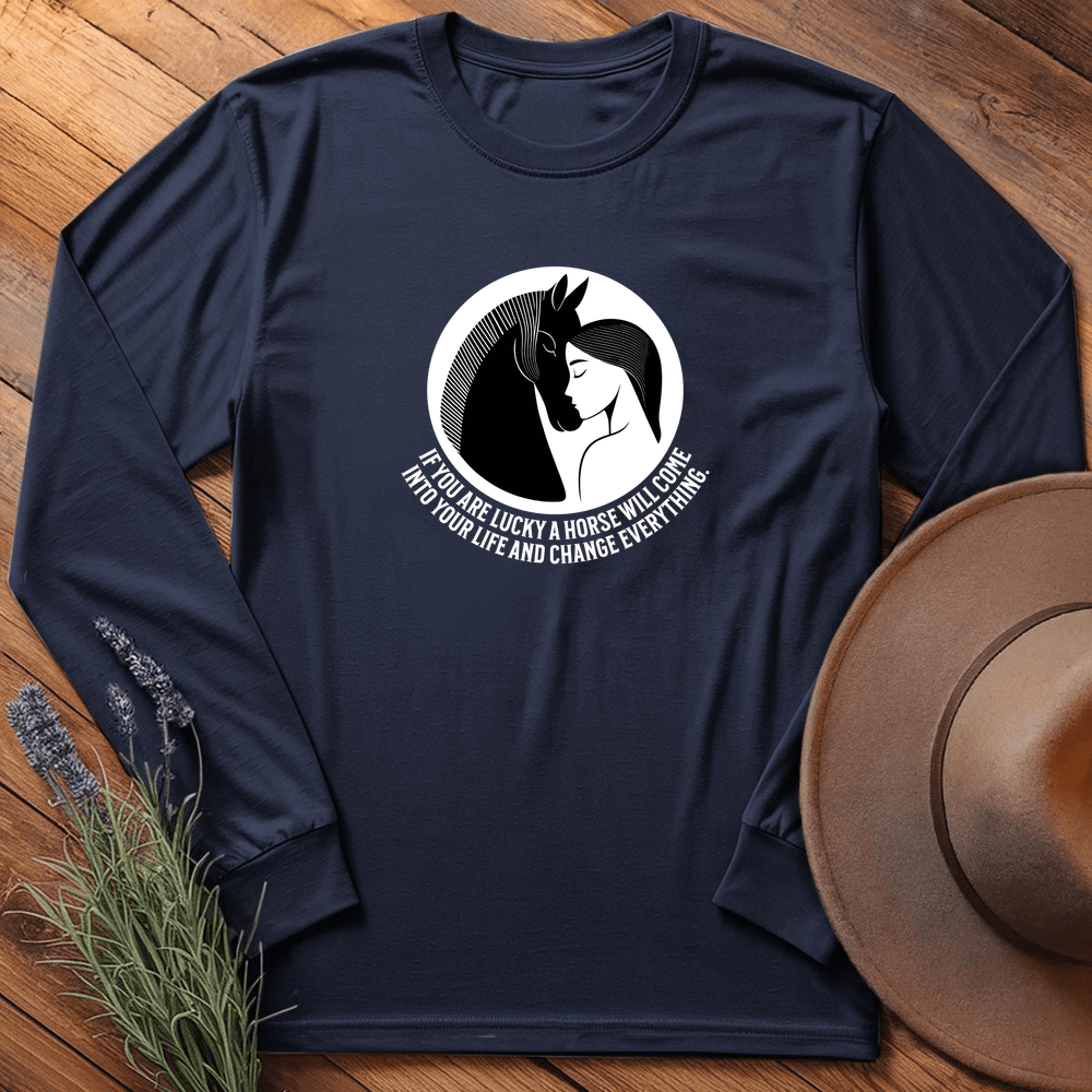 Love of a Horse - Long Sleeves - Navy