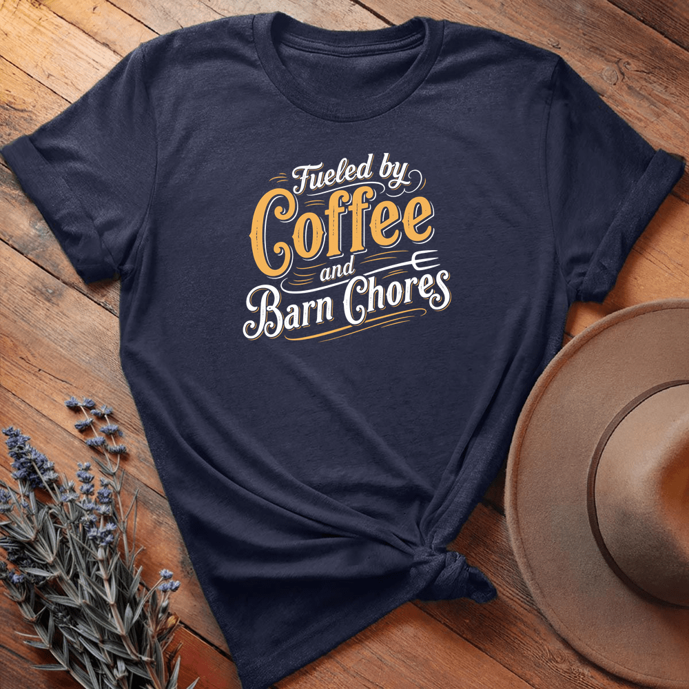 Fueled by Coffee and Barn Chores - Navy