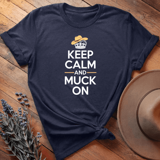 Keep Calm and Muck On - Navy