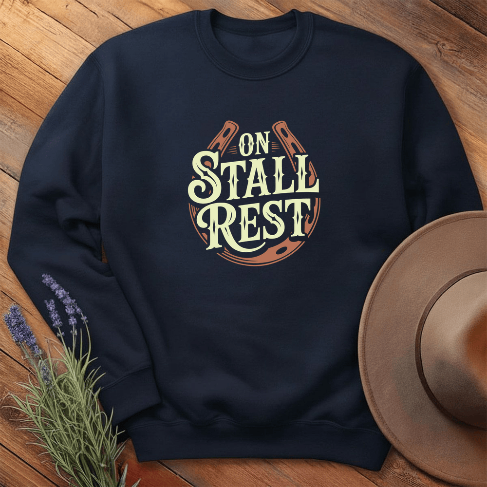 On Stall Rest - Sweatshirt - Navy
