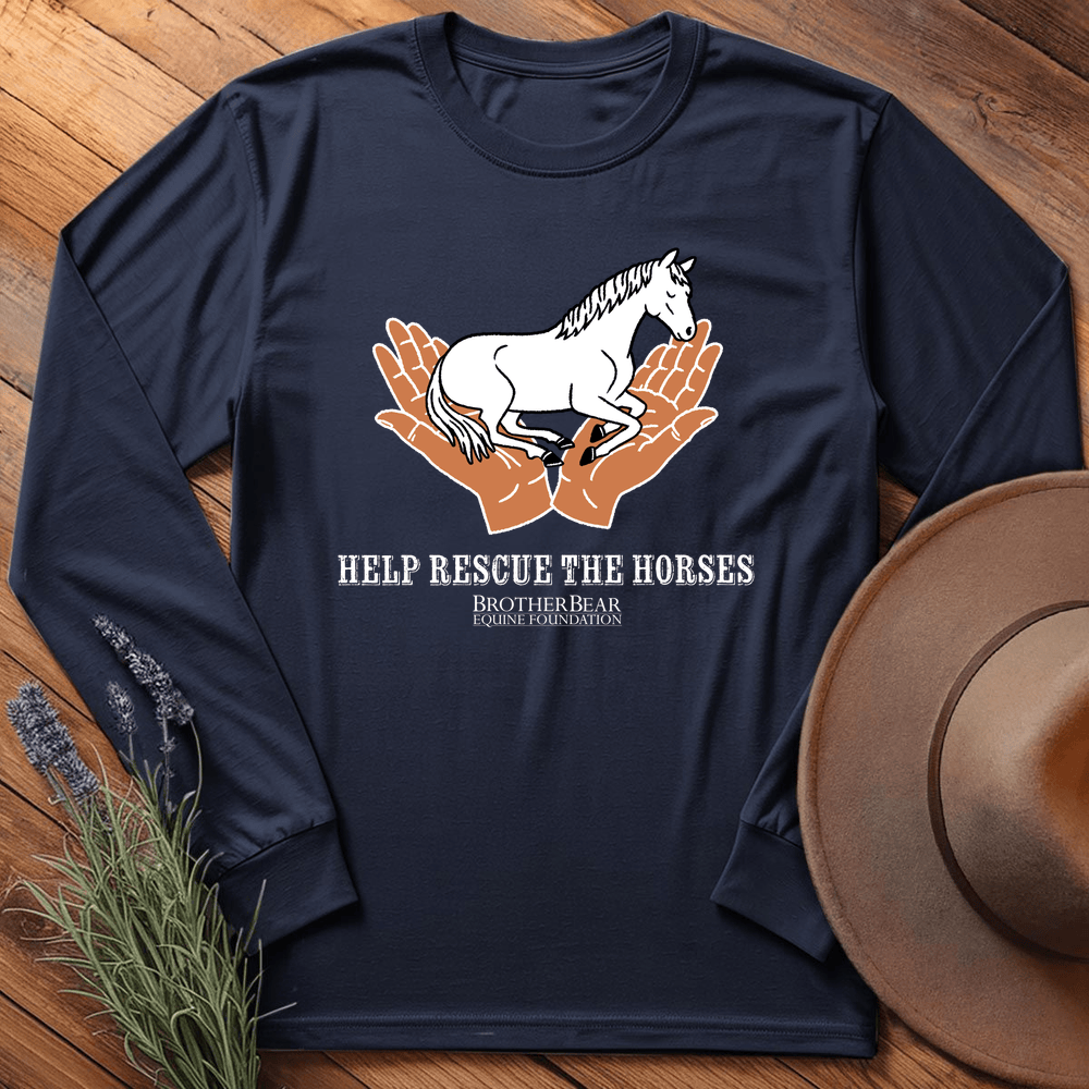 Brother Bear Shirt 1 - Long Sleeve - Navy