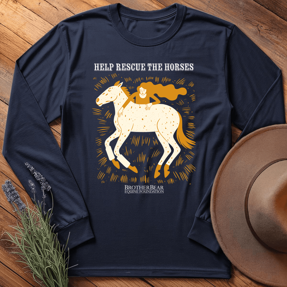 Brother Bear Shirt 3 - Long Sleeve - Navy