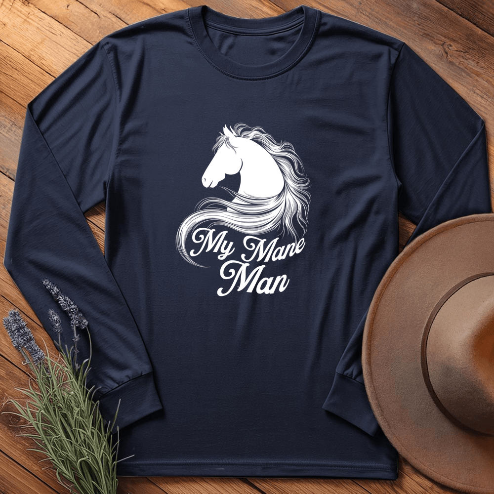 My Mane Man - Long Sleeve - Navy