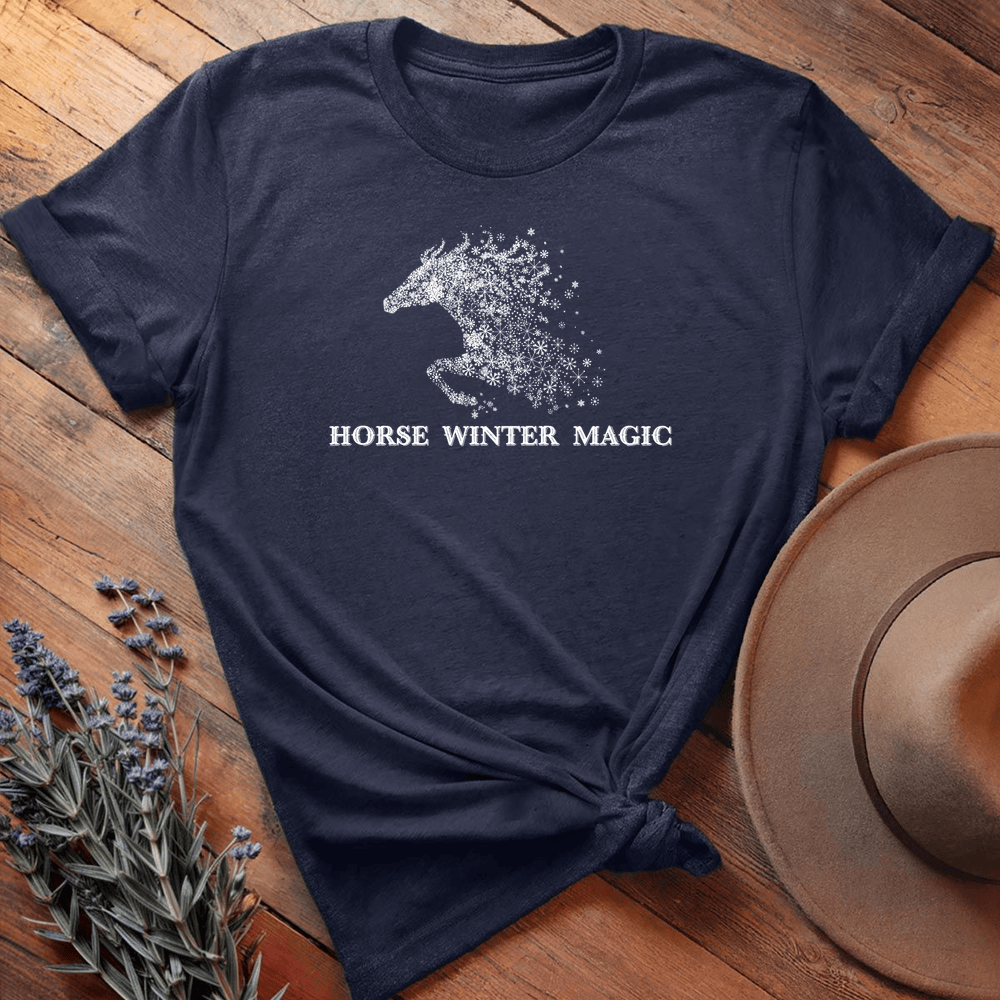 Horse Winter Magic 1 - Navy