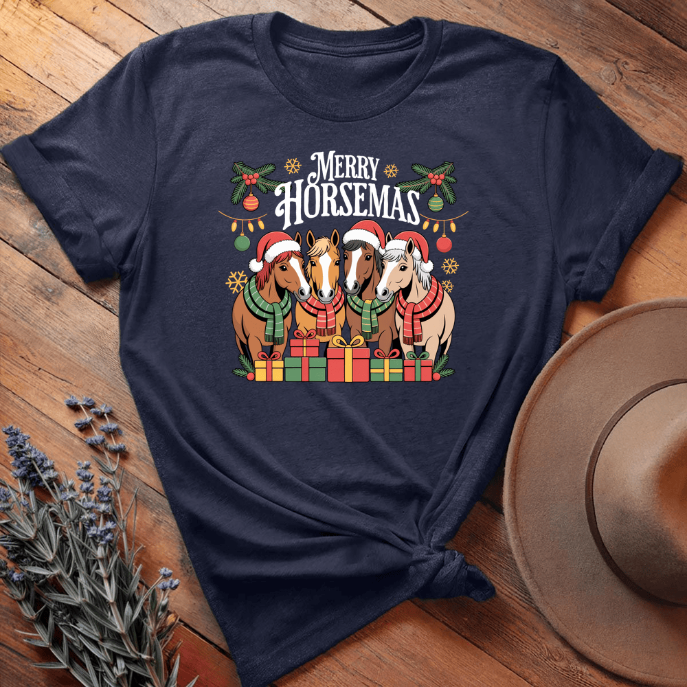 Merry Horsemas - Navy