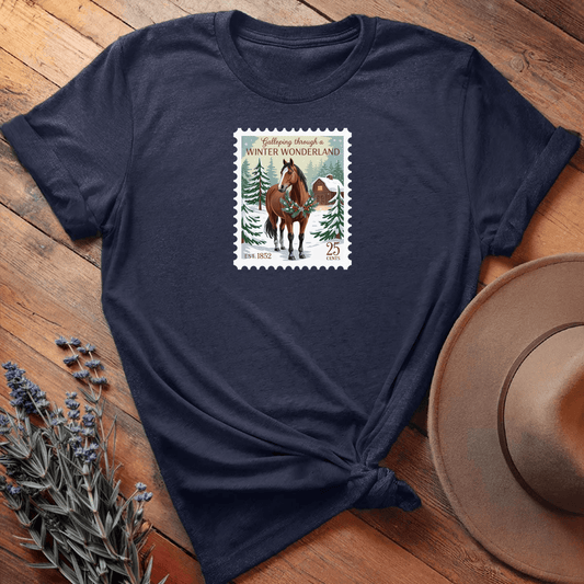 Xmas Christmas Stamp 3 - Navy