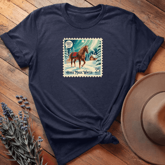 Xmas Christmas Stamp 1 - Navy