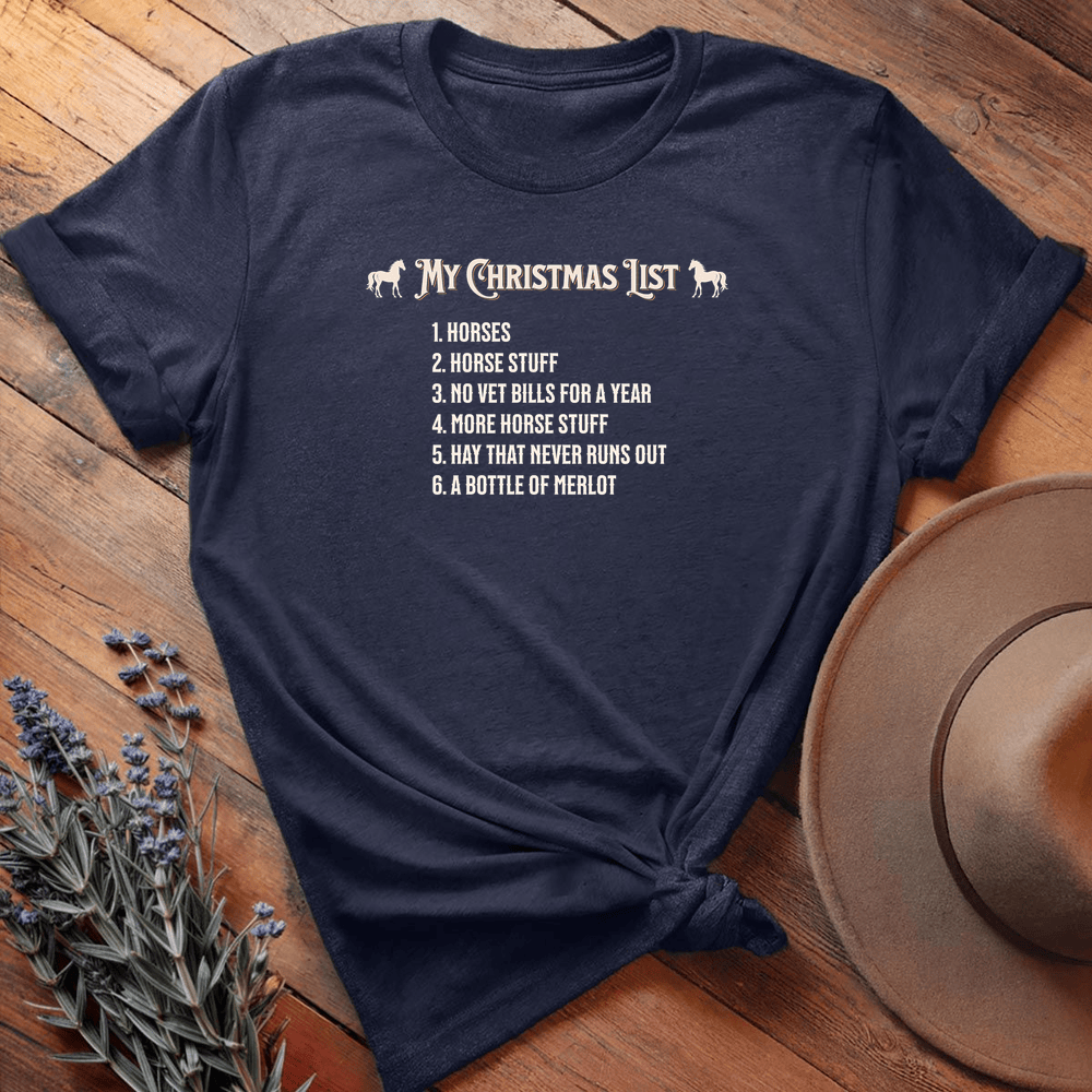 Christmas List - Navy