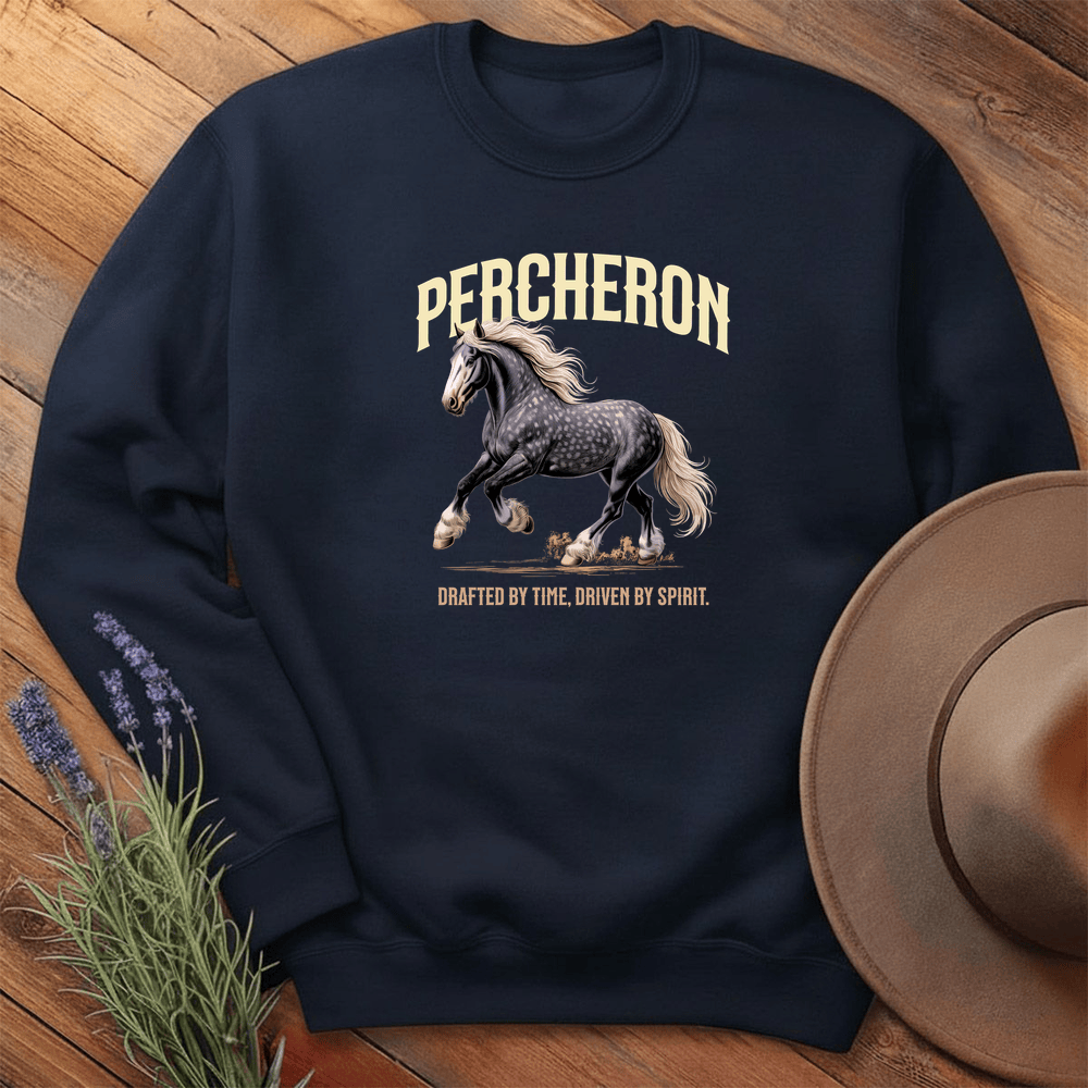 Breed Spirit, Percheron - Sweatshirt - Navy
