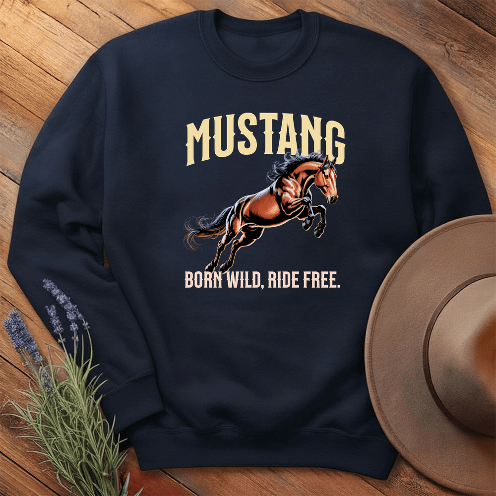 Breed Spirit, Mustang - Sweatshirt - Navy