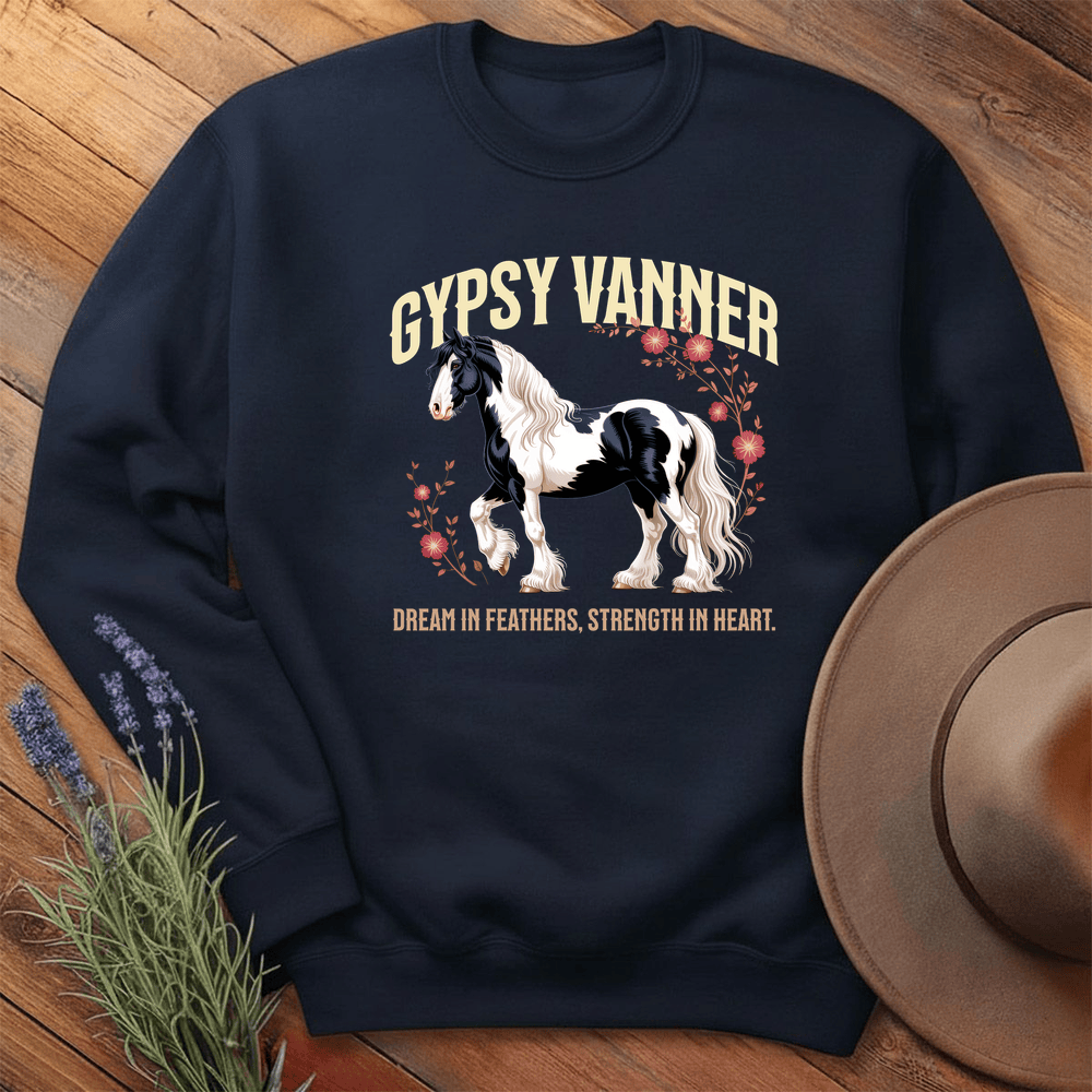 Breed Spirit, Gypsy Vanner - Sweatshirt - Navy