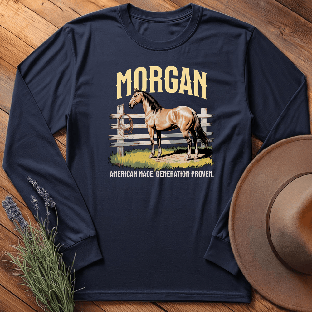 Breed Spirit, Morgan - Long Sleeve - Navy