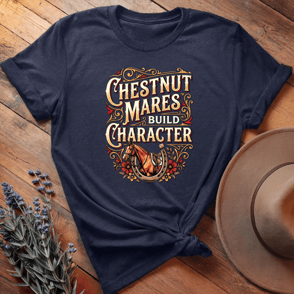 Chestnut Mare Build Character - Navy