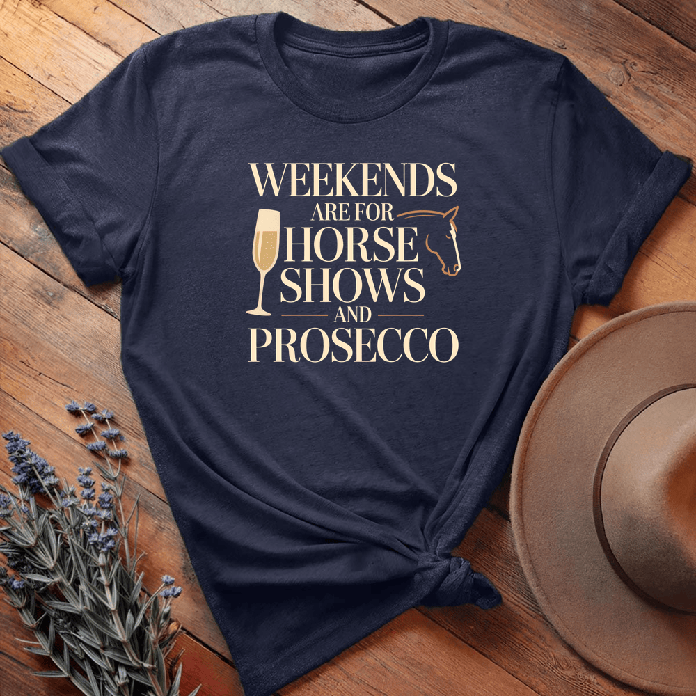 Horse Shows & Prosecco - Navy