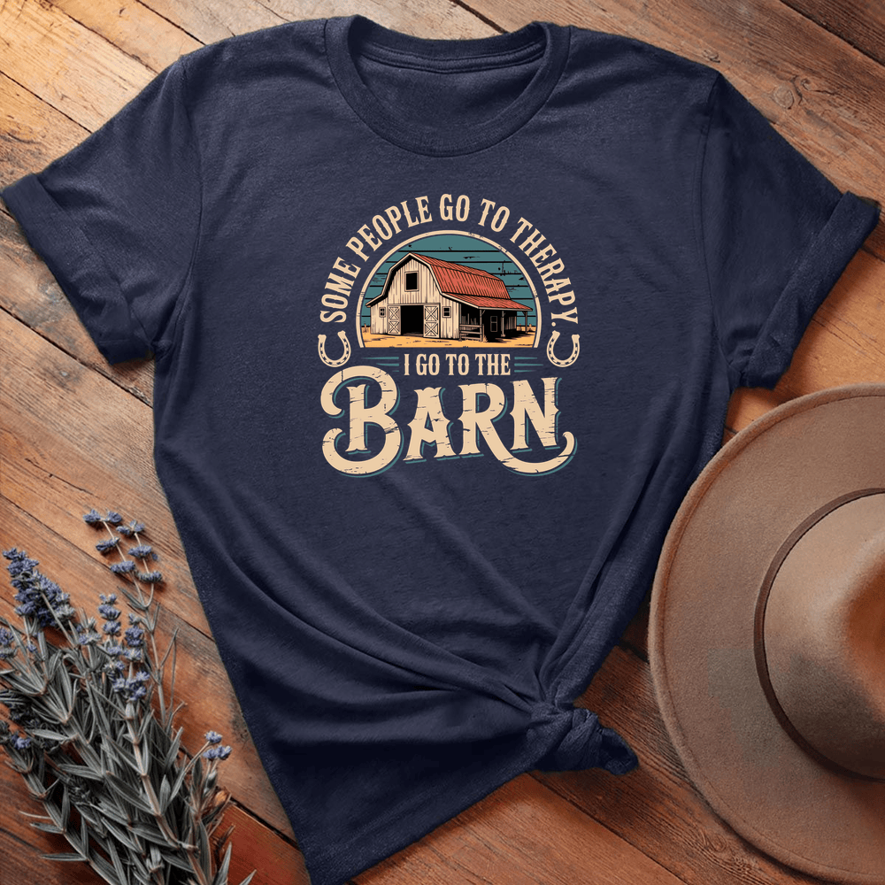 The Barn Is My Therapy - Navy